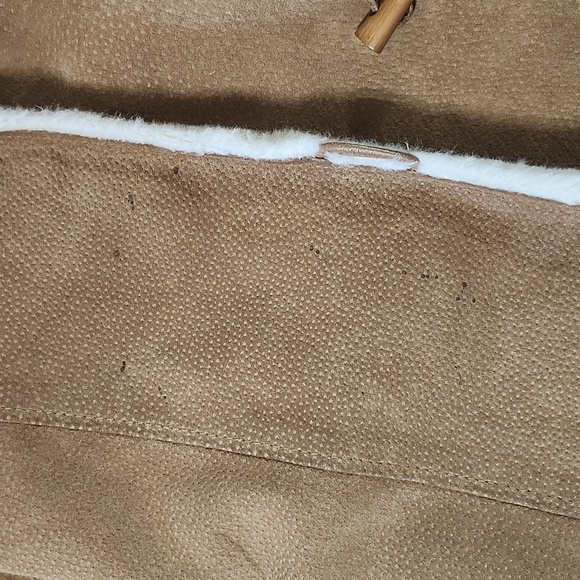 COPY - J.Percy For Marvin Richards Suede Faux Fur Lined Hooded Coat - Picture 5 of 7